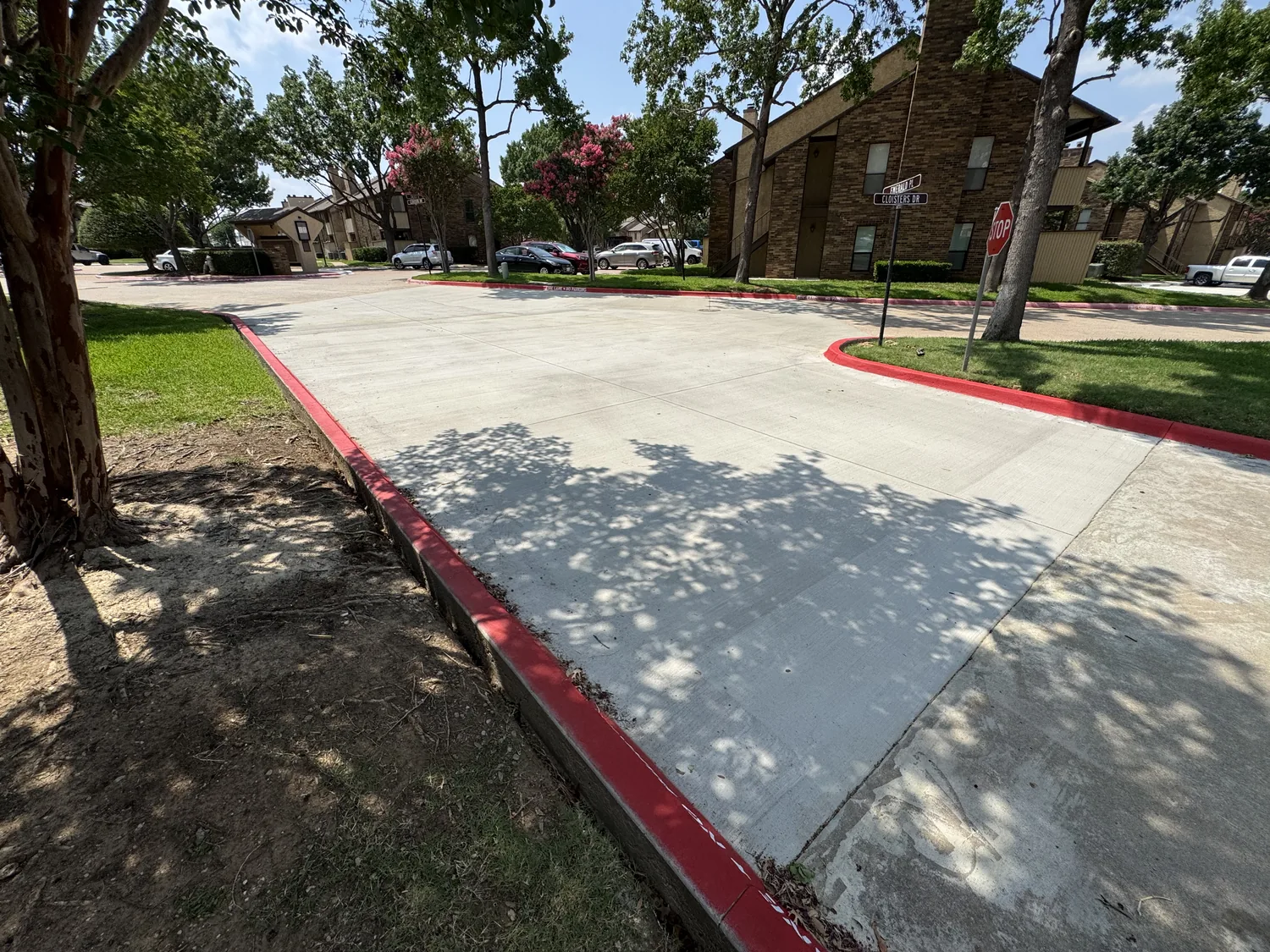 Poured to spec, documented to match by Lucky’s Concrete in Dallas
